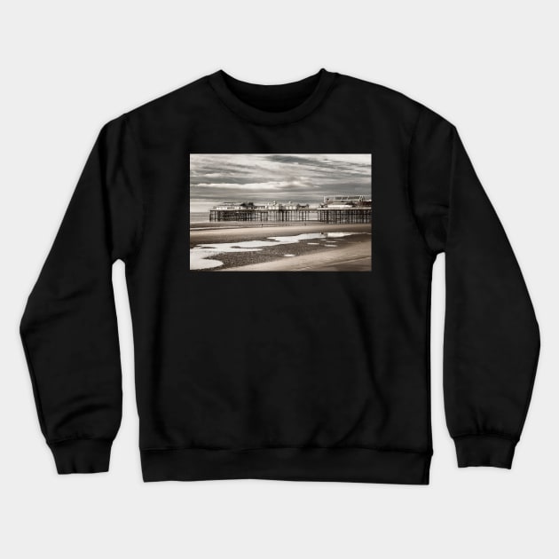 Blackpool pier Crewneck Sweatshirt by jasminewang